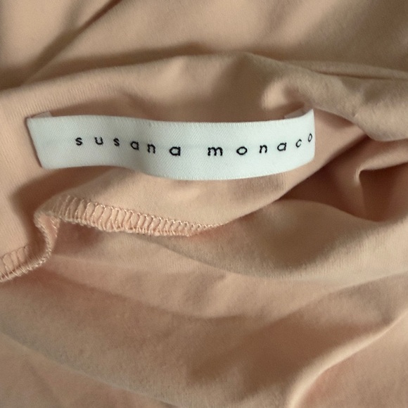 REVOLVE Susana Monaco Blush Pink Bodycon Scoop Neck Maxi Dress.  Sm - Picture 12 of 12